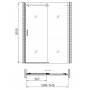 Душевая дверь GEMY Modern Gent S25191A R. Фото
