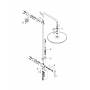 GROHE 27175000 Rainshower Душевая система Jumbo с переключателем, настенный монтаж. Фото