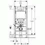 Инсталляция для подвесного унитаза GEBERIT Duofix 458.125.21.1. Фото