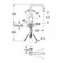 Смеситель для мойки GROHE Eurodisc Cosmopolitan 31122002. Фото