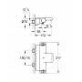 Термостатический смеситель для ванны GROHE Grohtherm 2000 34464001. Фото
