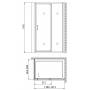 Душевой уголок GEMY Sunny Bay S28191E-A100. Фото
