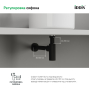 Бутылочный сифон для умывальника графит Optima Home IDDIS OPTGM00i84. Фото