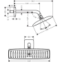 Верхний душ Hansgrohe Raindance E 360 Air 27371000. Фото