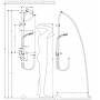 Душевая система HANSGROHE Showerpipes Inversa Cascade 27157000. Фото