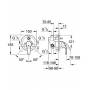Смеситель для душа GROHE Eurosmart 33305001 (внешняя часть). Фото