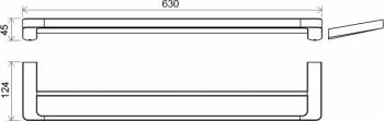 Полотенцедержатель RAVAK 10° 66 см TD 320.00 X07P326 для ванной комнаты. Фото