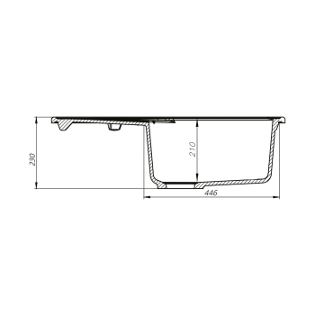 Мойка кухонная IDDIS Kitchen G K13P771i87. Фото