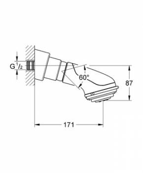Верхний душ GROHE Relexa Plus Dual 28196000. Фото