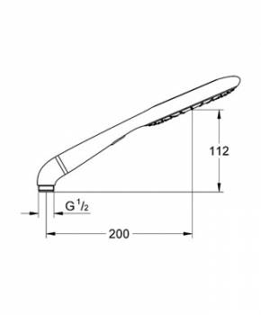 Ручной душ GROHE Rainshower Icon 27276000. Фото