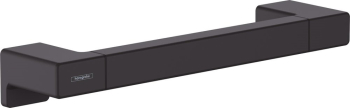 Поручень AddStoris Hansgrohe 41744670, матовый черный для ванной комнаты. Фото