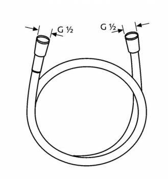 Душевой шланг KLUDI 5706405-00. Фото
