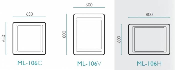 Зеркало МИР СТЕКЛА ML-106C. Фото