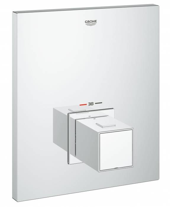 Смеситель термостатический для душа GROHE Grohtherm Cube 19961000 (внешняя часть). Фото