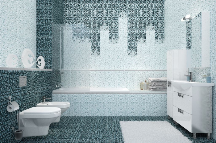 CERSANIT GL7H221 Спецэлемент стеклянный Glass 40х350 сиреневый