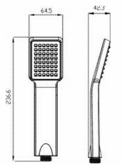 Душевая лейка IDDIS А11012. Фото