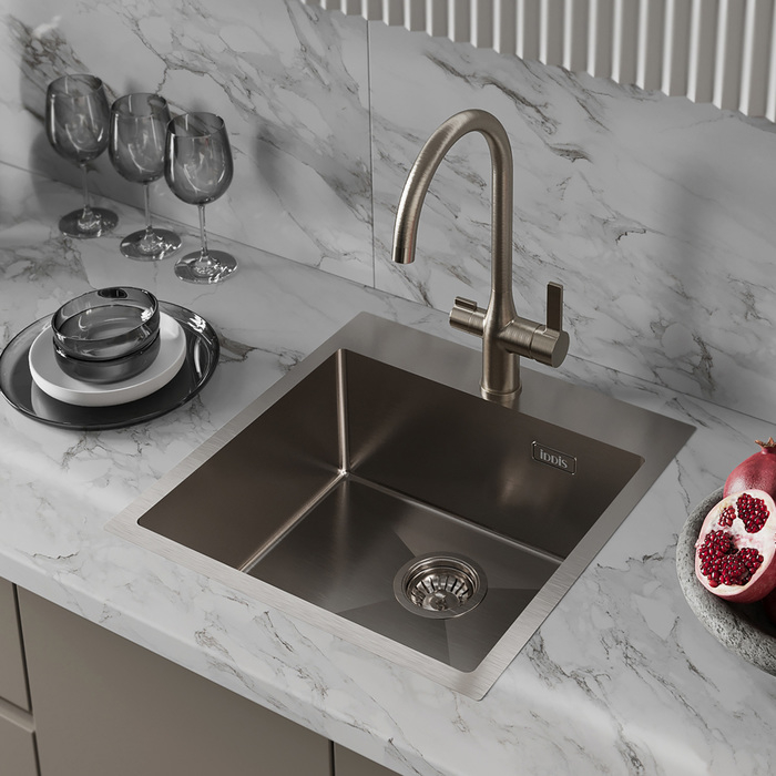 Мойка нерж. сталь сатин 490*510 Haze IDDIS HAZ49S0i77. Фото