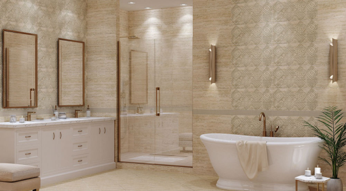 Azori 587132002 Декор Ascoli 315х630 grey geometria