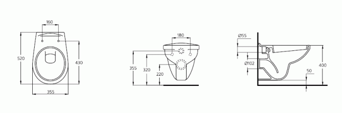 Унитаз подвесной IDEAL STANDARD Eurovit W740601. Фото