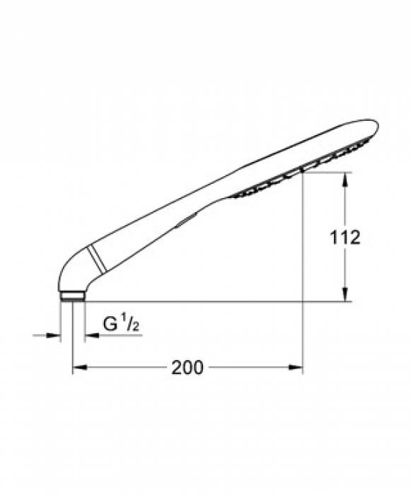 Ручной душ GROHE Rainshower Icon 27276000. Фото