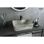 Раковина накладная GID Mnc605 48х37 54460 Под камень. Глянцевый Раковина накладная GID Mnc605 48х37 54460 Под камень. Глянцевый. Фото