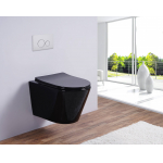 Унитаз подвесной ESBANO CLAVEL (Black). Фото