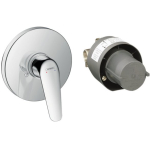 Смеситель для душа Hansgrohe Novus 71068000 (внешняя и скрытая часть) Смеситель для душа Hansgrohe Novus 71068000 (внешняя и скрытая часть). Фото